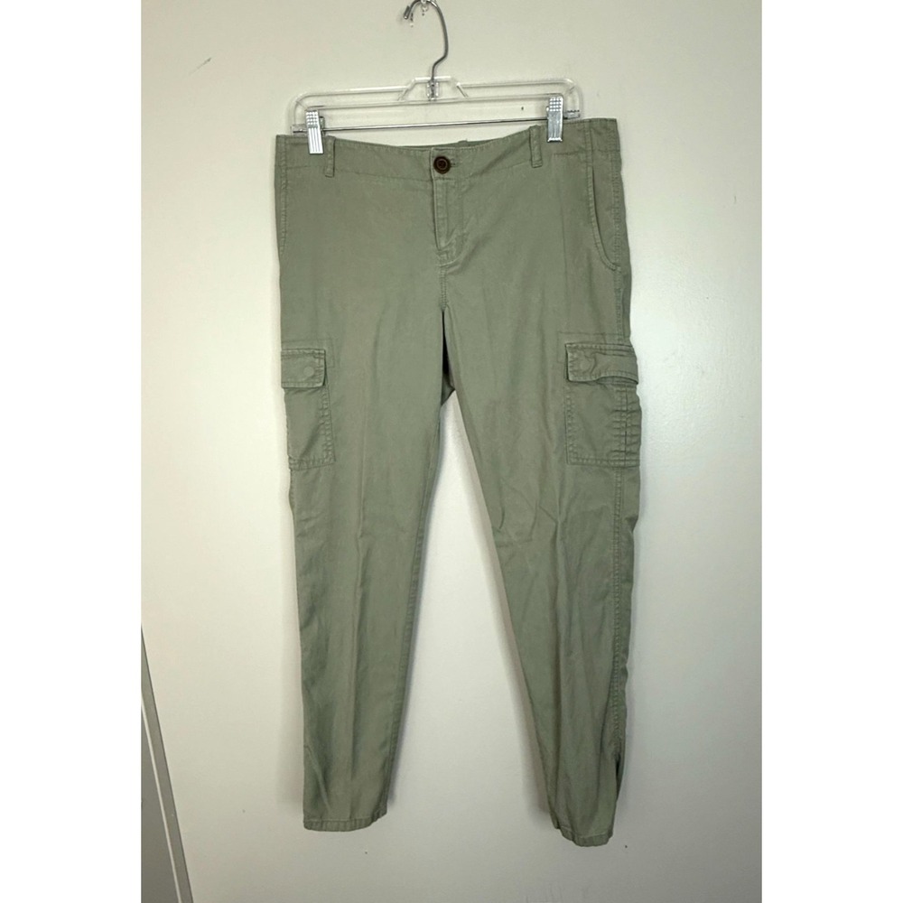 The Limited Womens sz 6 Ladies Army Green Comfy Cargo Pants Stretch